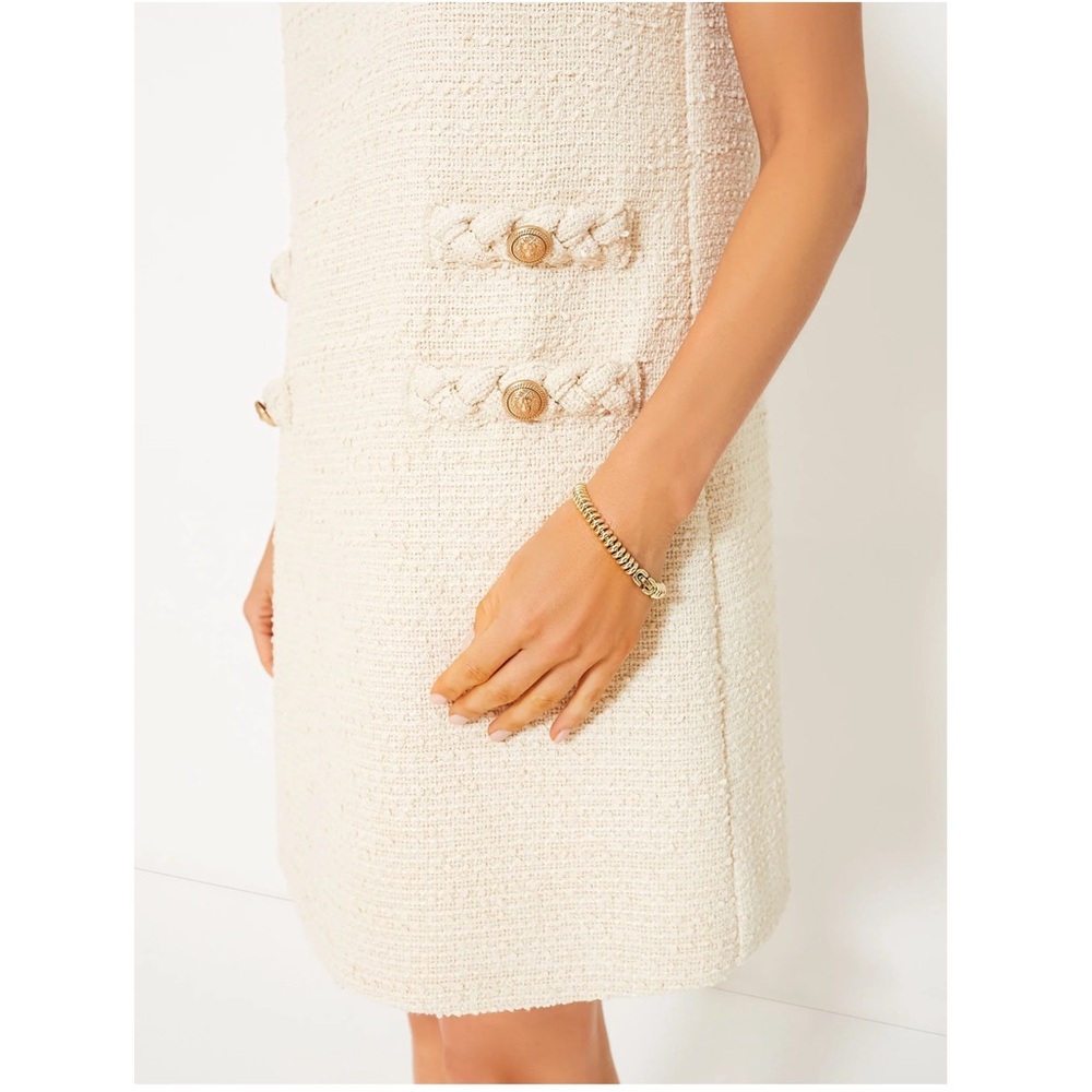 TUCKERNUCK Pearl White Tweed Jackie Dress - Picture 6 of 12
